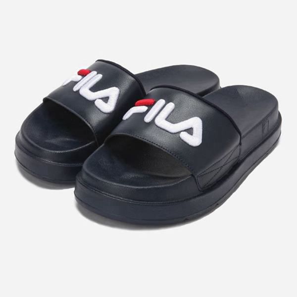 Fila Drifter Jacked Up Men's Sandals - Navy,NZ 376-93751